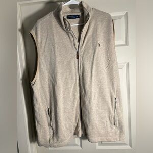 Ralph Lauren Polo Beige Zip-Up Vest